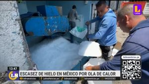 Ciudad de México sufre escasez de hielo por ola de calor