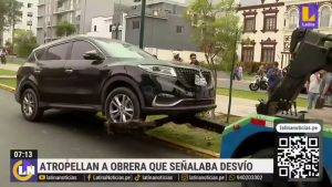Miraflores: Mujer murió tras ser arrollada por camioneta | VIDEO