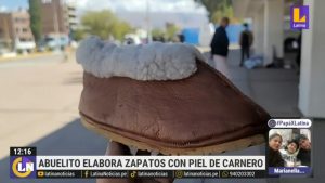 ¿Cuánto cuestan los zapatos con piel de carnero en Huancayo? | VIDEO