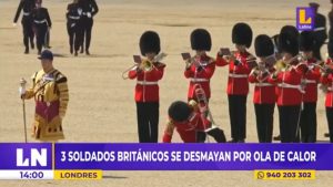 Tres guardias reales se desmayaron durante ensayo por el cumpleaños del Rey Carlos III | VIDEO