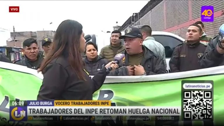 «La responsabilidad directa es del presidente del INPE»: Trabajadores retoman huelga nacional | VIDEO