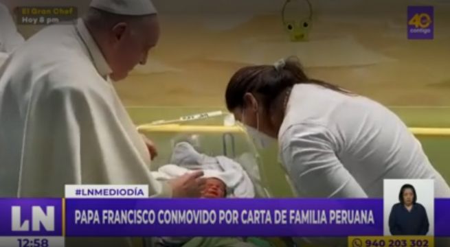 Papa Francisco conmovido con carta de familia peruana | VIDEO