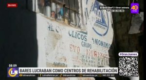 Bares lucraban como centros de rehabilitación | VIDEO