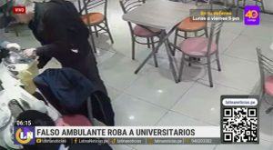 Falso ambulante roba a estudiantes de San Marcos