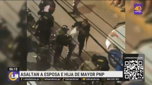Chiclayo: banda criminal asalta a esposa e hija de mayor de la PNP