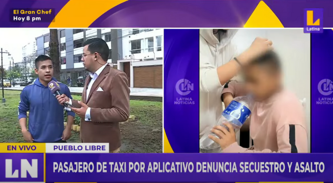 Joven es víctima de robo en taxi por aplicación Indriver