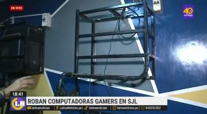 Ingresan a robar computadoras gamers en San Juan de Lurigancho