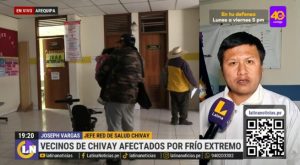 Arequipa: frío extremo afecta a vecinos de Chivay