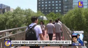 China e India soportan temperaturas de hasta 40 grados centígrados