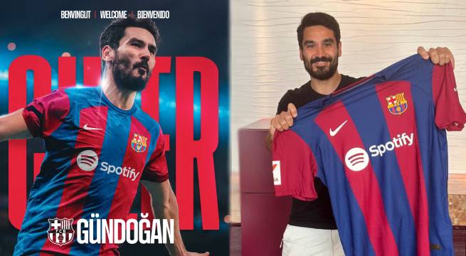 Oficial: İlkay Gündoğan es nuevo futbolista del FC Barcelona