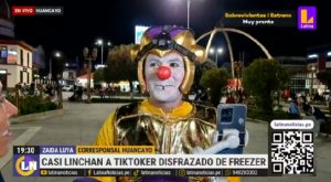 Huancayo: vecinos confunden a tiktoker ‘Golden Freezer’ y casi lo linchan