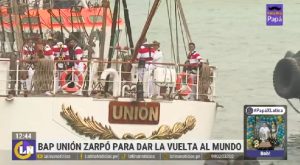 BAP Unión zarpó para dar la vuelta al mundo y promover la cultura peruana