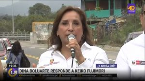 Dina Boluarte responde exigencia de Keiko Fujimori