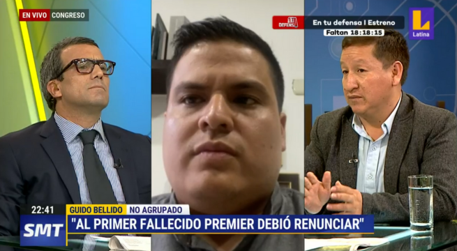 Guido Bellido: «Hace rato el premier Otárola debió dar un paso al costado»