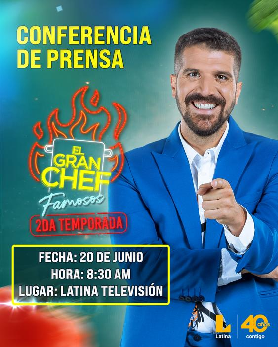 ¿A Qué Hora, Cuándo Y Cómo Ver Conferencia De El Gran Chef Famosos ...