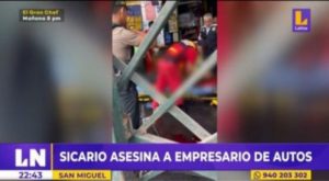 ¡A quema ropa! Sicario asesina a empresario en San Miguel