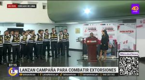 ¡Atención! Mininter presenta campaña que busca combatir la extorsión