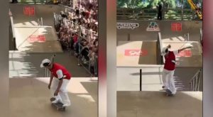 Angelo Caro gana medalla de bronce en el World Cup Skateboarding