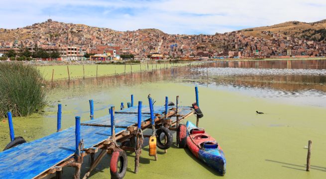 Lago Titicaca desciende su nivel de agua, el más bajo desde hace 75 años