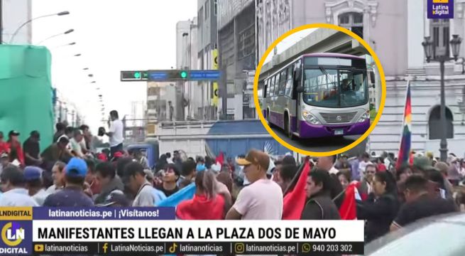 Protestas en Lima: ATU anuncia desvíos en corredores Morado y Azul ante manifestaciones