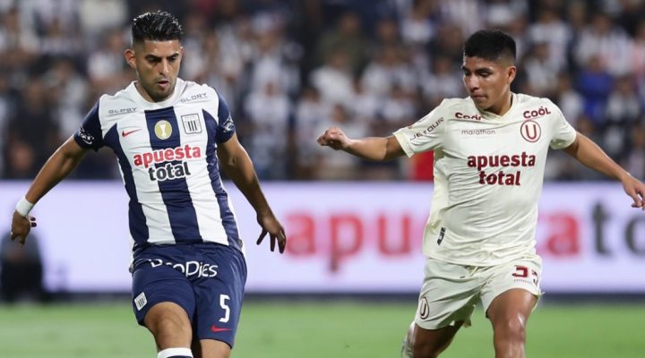 Carlos Zambrano fue titular en el clásico entre Alianza Lima vs. Universitario por la Liga 1.