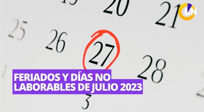 ¿El jueves 27 es feriado o día no laborable?