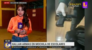 Hallan armas de fuego en mochilas de escolares durante actuación por Día del Maestro