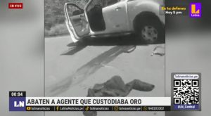 Cusco: asesinan a agente que custodiaba 60 kilos de oro