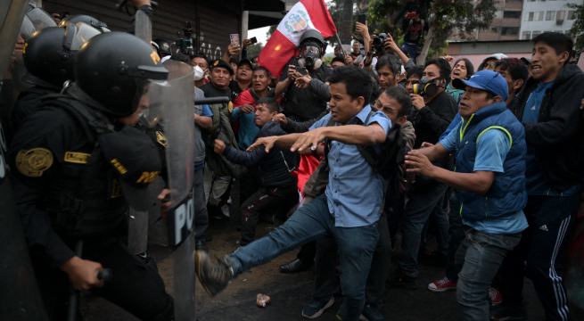 Se registraron movilizaciones y bloqueos de vías en 58 provincias, según reporte de la Defensoría del Pueblo