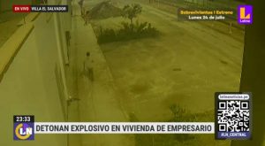 Extorsionadores detonan explosivo en vivienda de empresario gastronómico