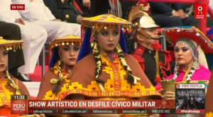 Desfile Militar: presentan escenificación del Inti Raymi por Fiestas Patrias