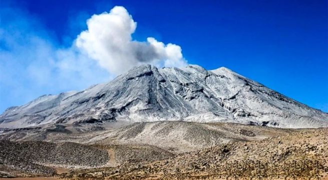 Moquegua: declaran alerta naranja por el volcán Ubinas 