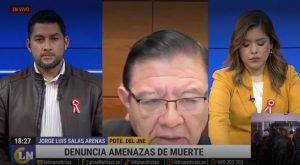 Salas Arenas: «son amenazas de extorsión para que deje el cargo»