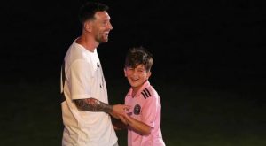 La travesura de Thiago a Lionel Messi que es viral en redes | VIDEO