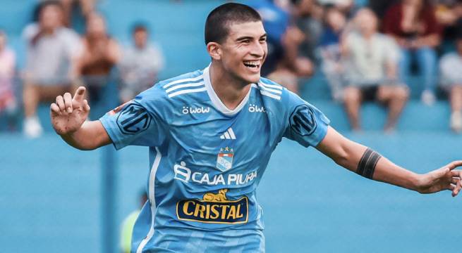 Diego Otoya tiene un tanto con el equipo profesional de Sporting Cristal.