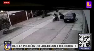 Policías que abatieron a un raquetero en Surco cuentan detalles de lo sucedido