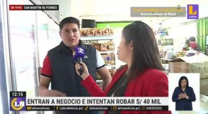 SMP: delincuentes ingresan a negocio e intentan robar 40 mil soles en mercadería 