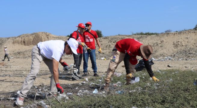 Trujillo: recogen más de una tonelada de basura en la zona arqueológica de Chan Chan