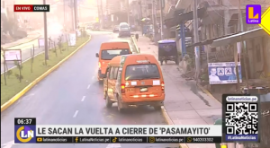 Cierre de ‘Pasamayito’: conductores siguen transitando, pese a restricciones