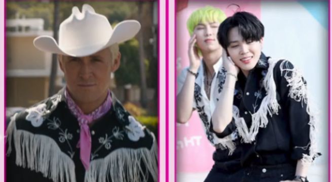 Ryan Gosling sorprende a Jimin de BTS con peculiar regalo y outfit de Barbie