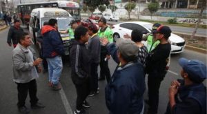 ATU: Transportistas protestaron por reordenamiento vehicular