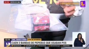 Policía desarticula banda de ‘peperas’: usaban POS para vaciar las cuentas bancarias