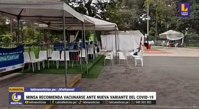 Variante EG.5 COVID-19: poca afluencia en centro de vacunación de Jesús María 