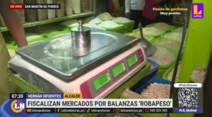 Realizan operativo en busca de balanzas ‘robapeso’ en mercados de San Martín de Porres