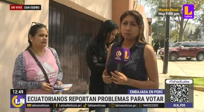 Elecciones en Ecuador 2023: votantes denuncian colapso de portal de sufragio