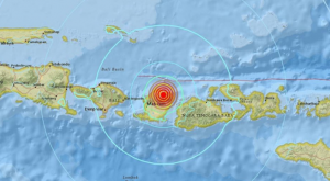 Terremoto de magnitud 7,1 sacudió el mar de Bali, en Indonesia