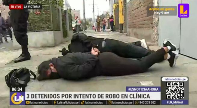 La Victoria: Policía frustra asalto en almacén de equipos de tomografías y ecografías 