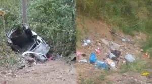 Cajamarca: 5 muertos y 8 heridos dejó caída de camioneta a un abismo