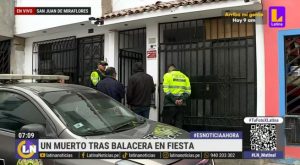 Joven pierde la vida tras recibir impacto de bala durante una fiesta