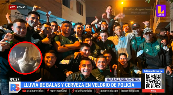 Policías disparan en velorio: lluvia de balas y cerveza en el funeral de un agente